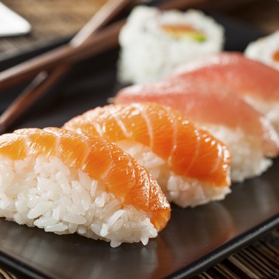 Healthy Japanese Nigiri Sushi