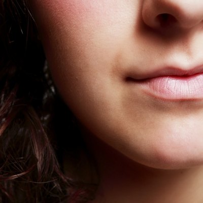 Closeup of woman's mouth