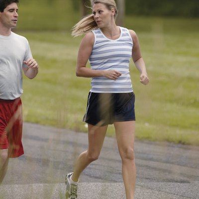 Couple jogging