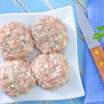 raw meat balls
