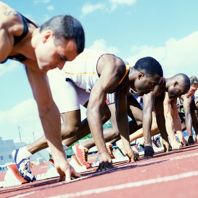 Runners on Starting Blocks
