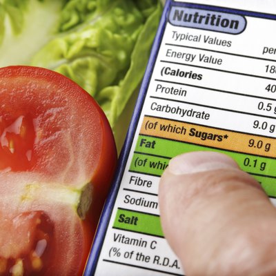 Nutritional label