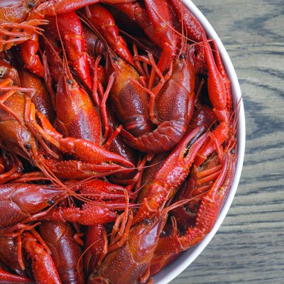 Boiled crawfish