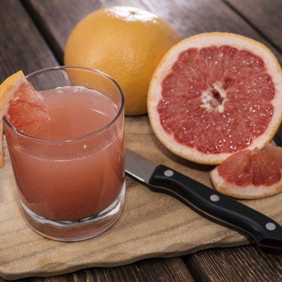 Portion of Grapefruit Juice