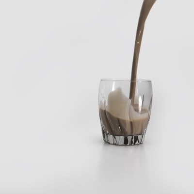 Glass of Chocolate Milk