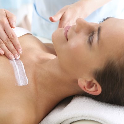 Cosmetic - woman at massage