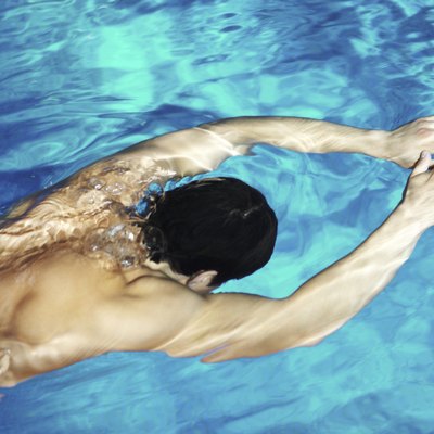 Swimming man