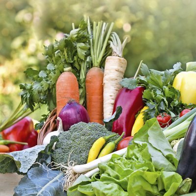 Fresh organic vegetables