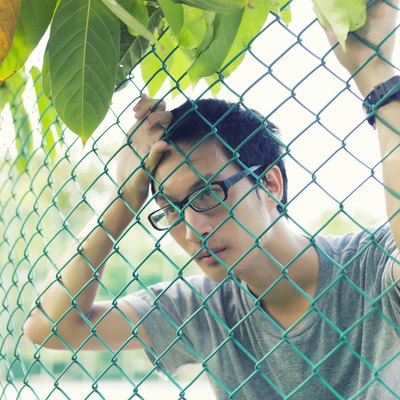 Man hold cage