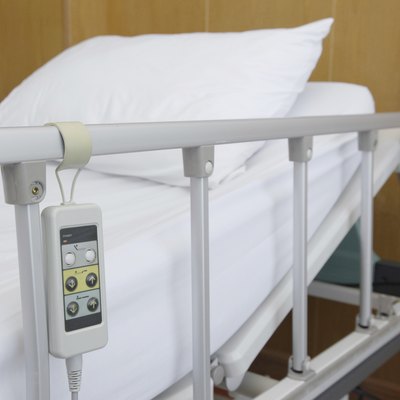 Comfortable hospital bed