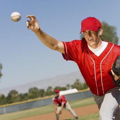 Pitcher Releasing Baseball
