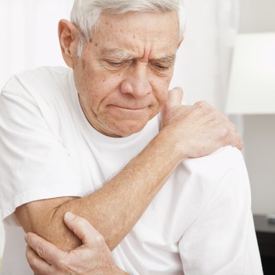 Senior man in pain