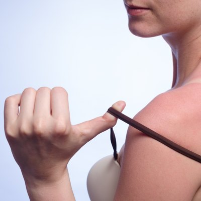 tanned skin in the sun