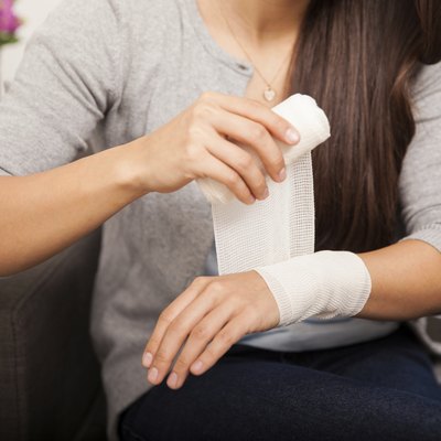 Removing a bandage at home