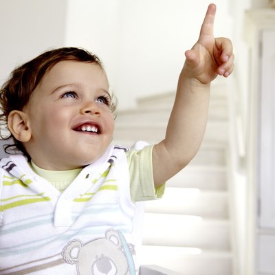Baby Boy (12-23 months) pointing at something