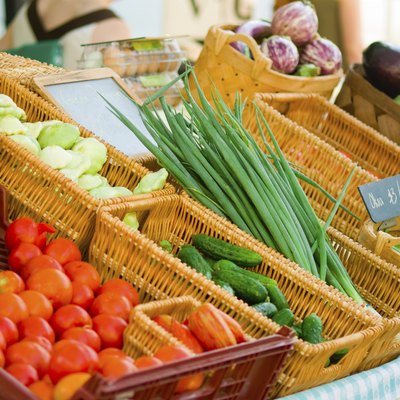Fresh vegetables for sale