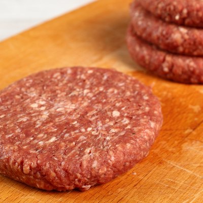 Raw Burger Beef Patty