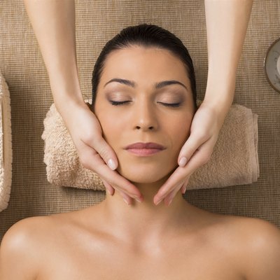 Facial Massage At Spa