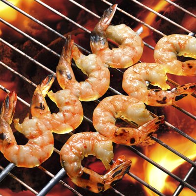 Grilled shrimps