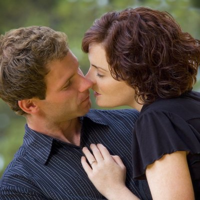 Couple kissing