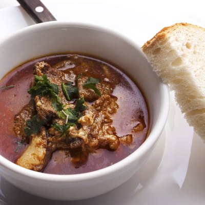 pig pork brain soup