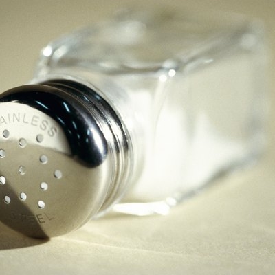 Close-up of a salt shaker