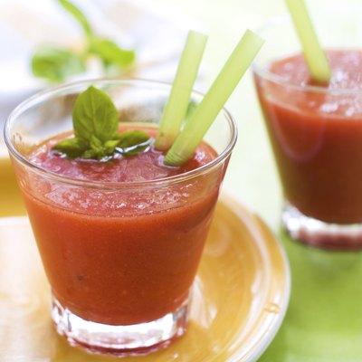 Vegetable juice or smoothie