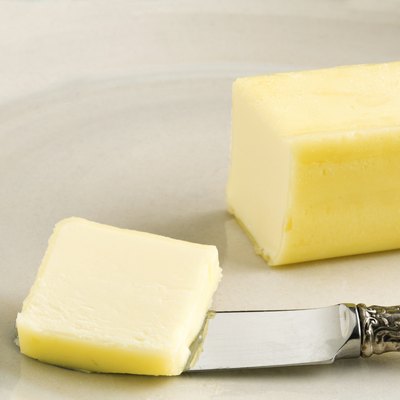 Butter on Handmade Plate