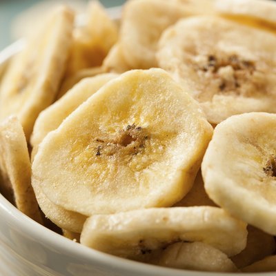 Homemade Dehydrated Banana Chips