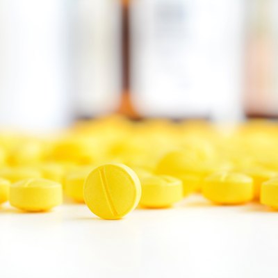 Small medicine tablets (or pills)