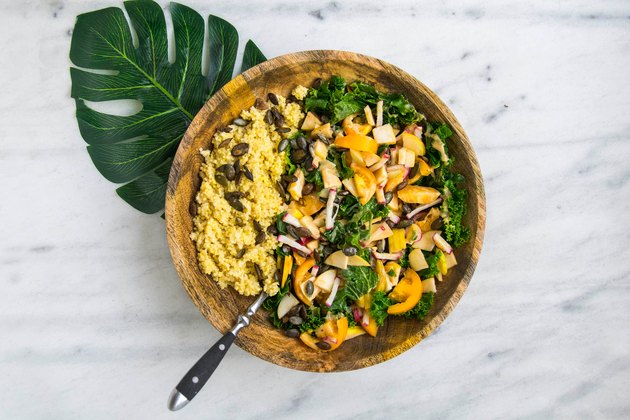 Bowl of plant-based food