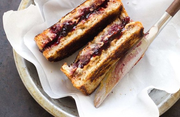 Grilled Peanut Butter and Jelly Sandwich healthy lunch recipes