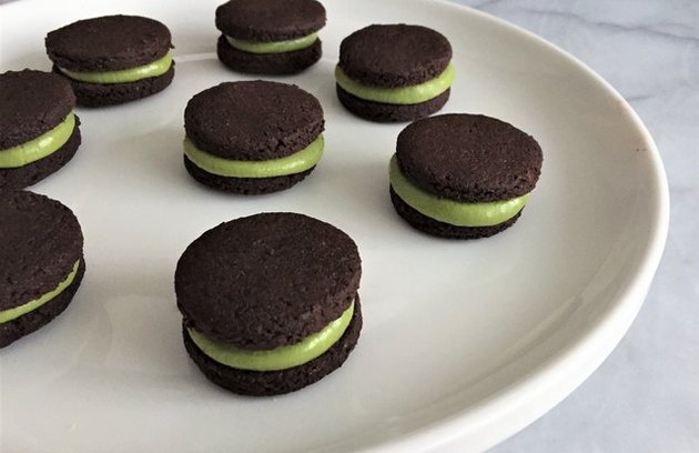 Mint Matcha "Oreo" Cookies Green Tea Recipe matcha dessert