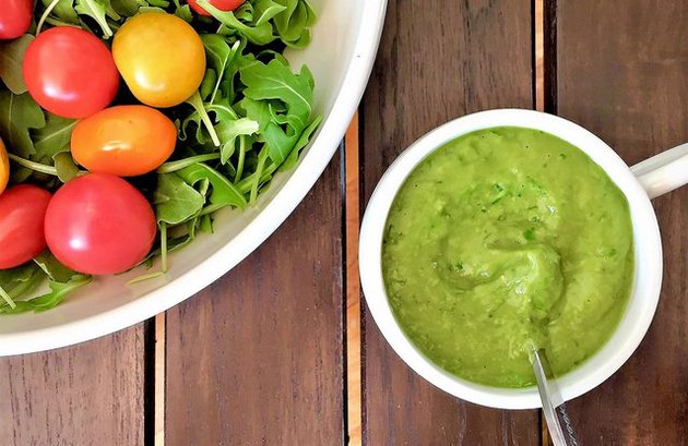 Green Goddess gluten-free salad dressing recipe