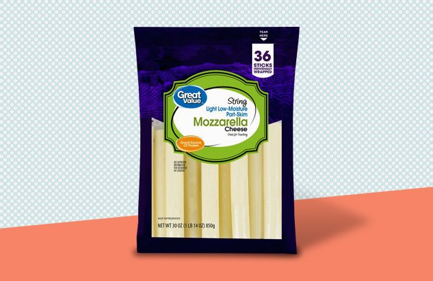 Great Value Part-Skim Mozzarella String Cheese