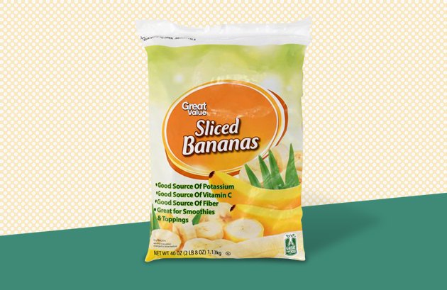 Great Value Sliced Bananas