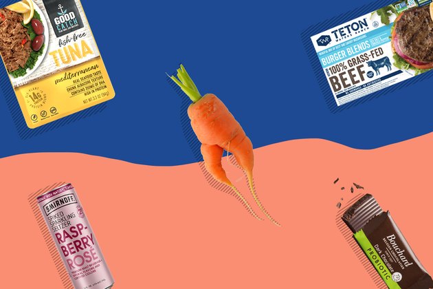 Illustration showing new food trends of 2020