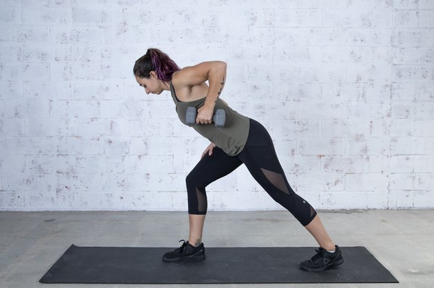 Jordan Shalhoub Doing a Bent-Over Row