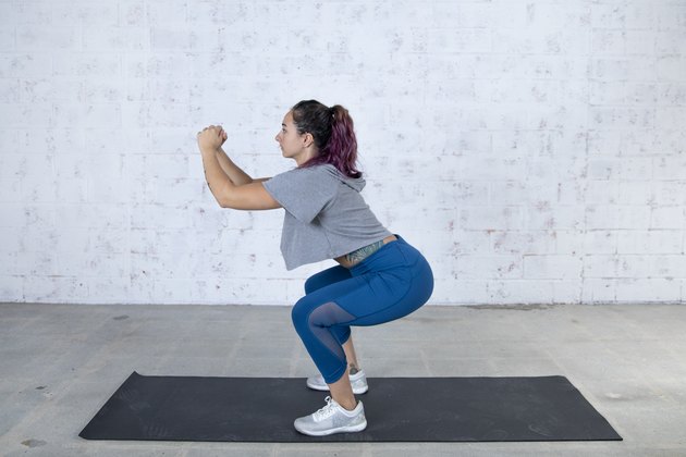 Jordan Shalhoub Doing a Squat