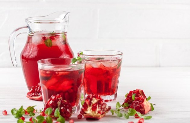 Pomegranate Iced Tea Mocktail dry january mocktails