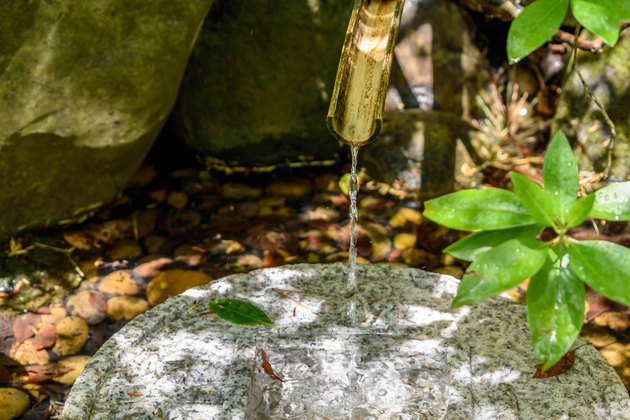 flowing water