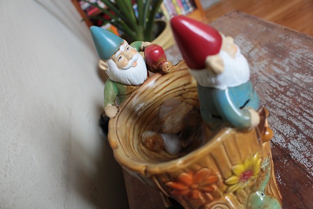 gnomes on a water fountain
