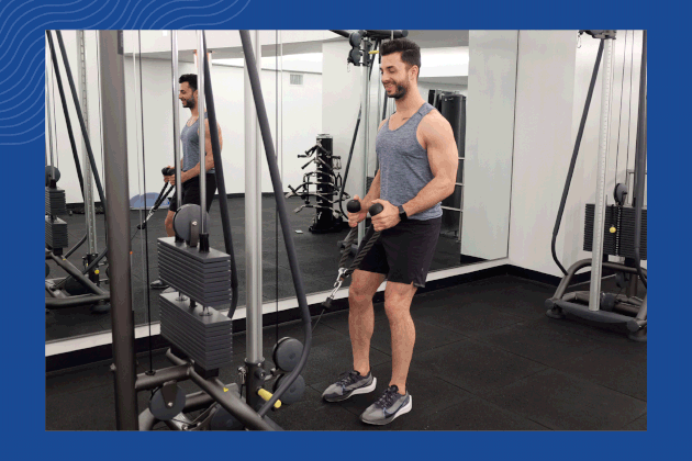 Rope curls demonstration gif