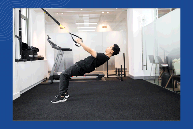 TRX pull-ups demonstration gif