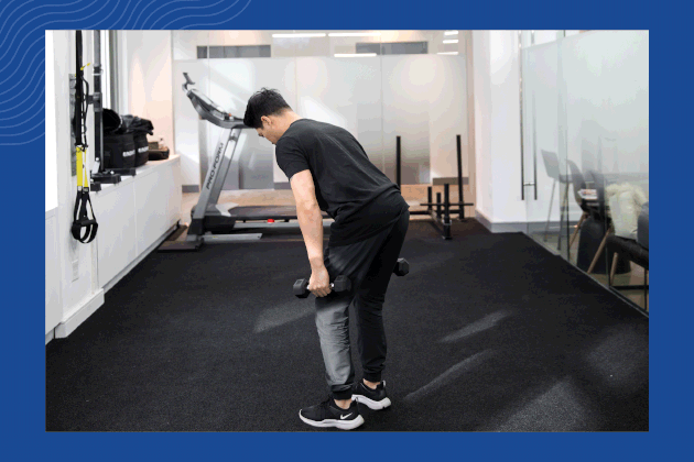 Dumbbell Ys and Ts gif