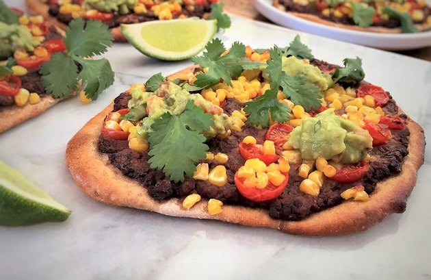 Vegetarian Mexican Personal Pizzas plant-based Mexican recipes