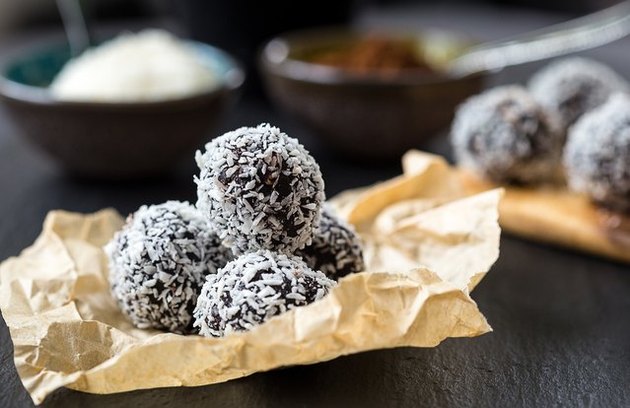Tropical Chocolate Truffles healthy chocolate desserts