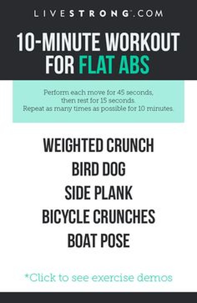 10-Minute At-Home Workout for Flat Abs
