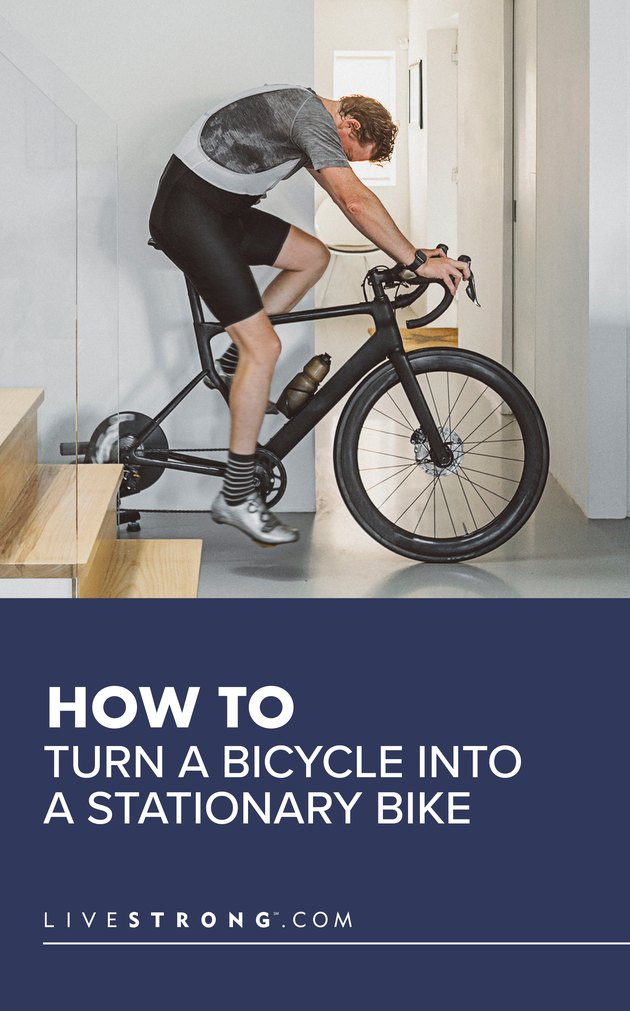 How to Turn a Bicycle Into a Stationary Bike