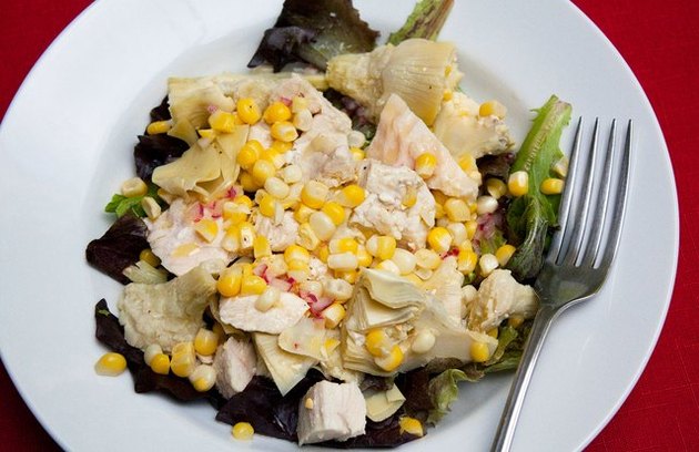 Artichoke, Chicken and Corn Grain Salad Gluten-Free Corn Recipe.